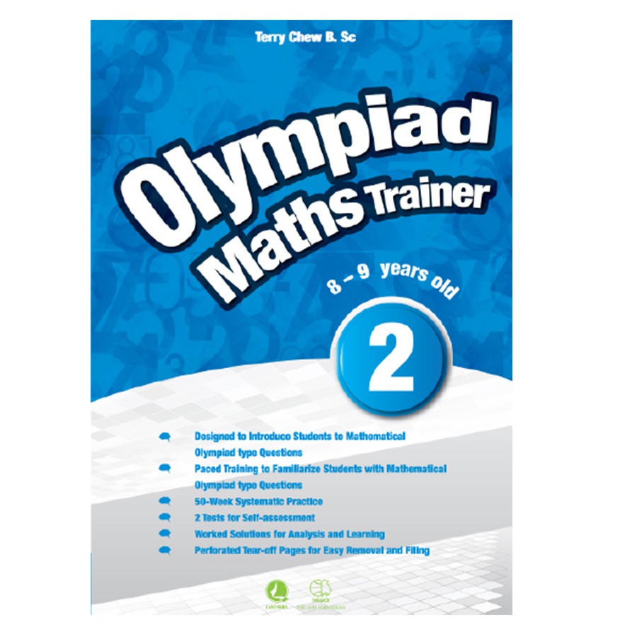 Sách : olympiad Maths Trainer 2 - Toán lớp 2 - học giỏi toán ( 7 - 8 tuổi)