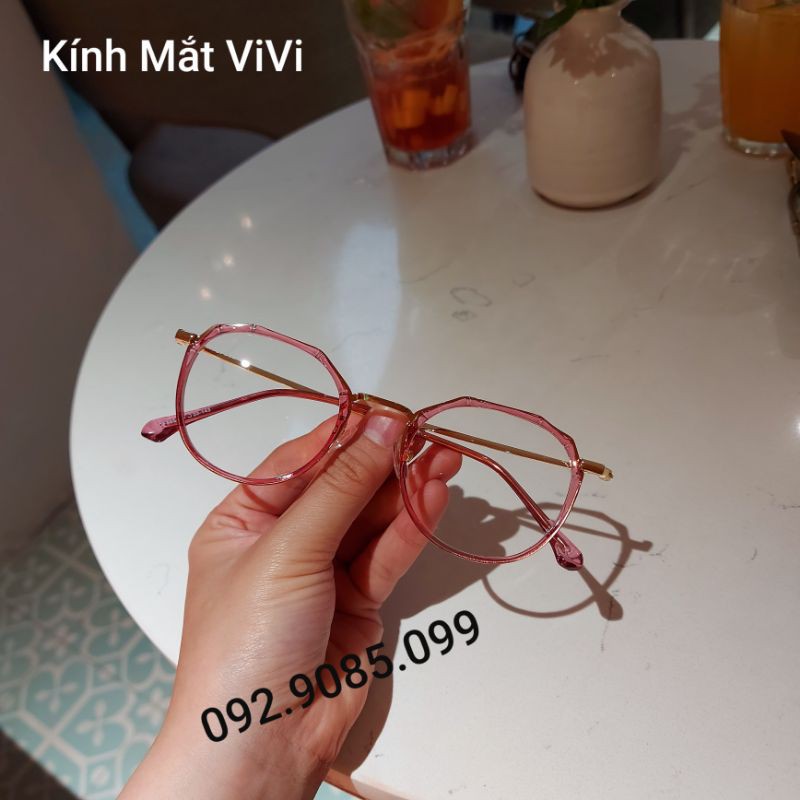 Gọng Kính Cận Kim Loại Nam Nữ Of8854 - Kính thời trang 0 độ hàn quốc + nhận cắt cận viễn loạn | BigBuy360 - bigbuy360.vn
