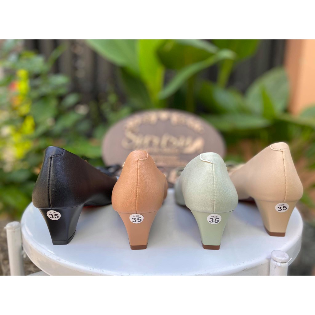 Gót  vuông Surisru  nơ  cao 4cm  mã số 3159