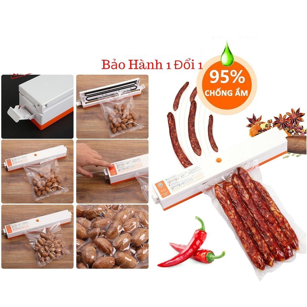 Máy Hút Chân Không Gia Đình - Hút Xong Tự Động Hàn Miệng Túi Fresh Pack Pro Cao Cấp - Loại Tốt