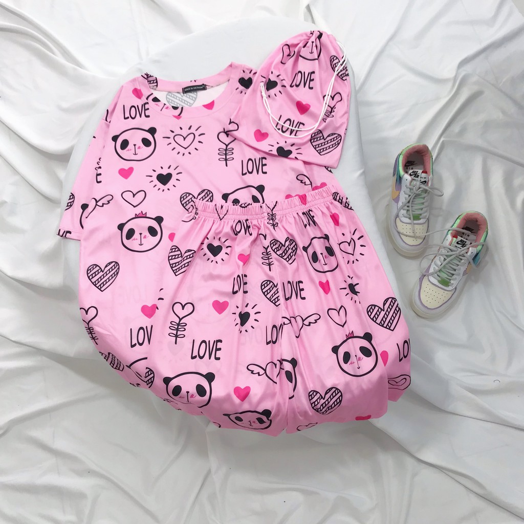 ĐỒ BỘ THÁI THUN LẠNH HOẠT HÌNH XINH XẮN CUTE | BigBuy360 - bigbuy360.vn