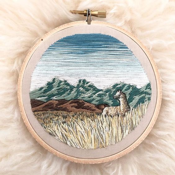 DIy thêu tay thủ công trang trí Hoop cây xương rồng - KIT NGUYÊN LIỆU TỰ THÊU TRANG TRÍ CACTUS- MIE handmade