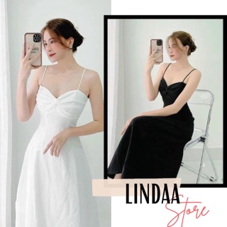 ĐẦM DỰ TIỆC MAXI 2 DÂY XOẮN NGỰC RIUM DRESS