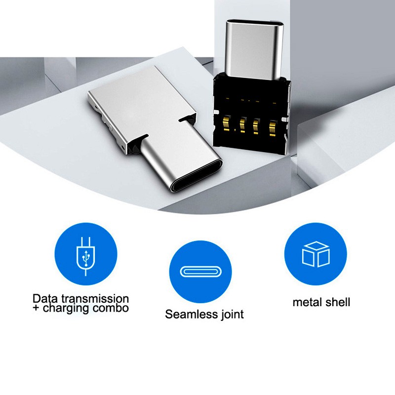 Bộ 5 Đầu Chuyển Đổi Usb Type-C Sang Usb 2.0 Otg | BigBuy360 - bigbuy360.vn