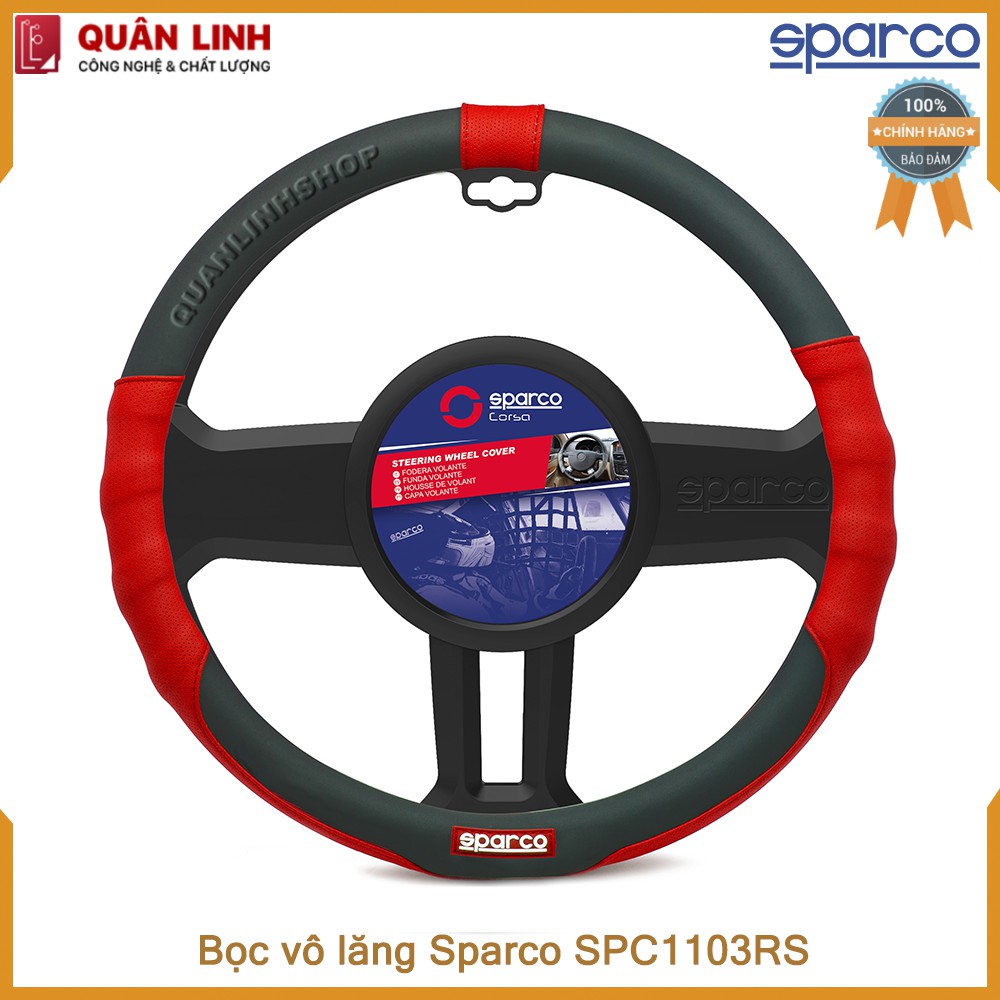 Bọc vô lăng cao cấp chính hãng Sparco  SPC1103