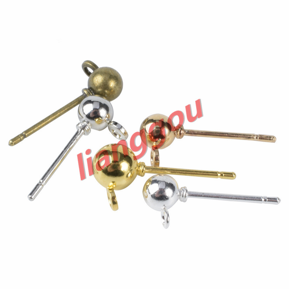 Set 50 Khuyên Tai Kiểu Dáng Đơn Giản (J3S254) 3-5mm