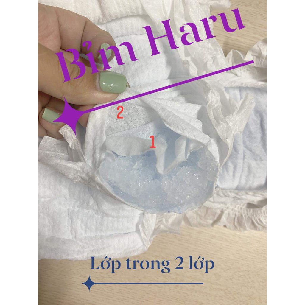 Tã/Bỉm HARU xuất Nhật quần size M50/L50/XL50/XXL50