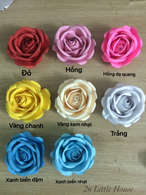Hoa hồng giấy mỹ thuật