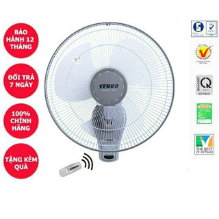 Quạt treo tường SenKo có Remote điều khiển TR1628, TR1683