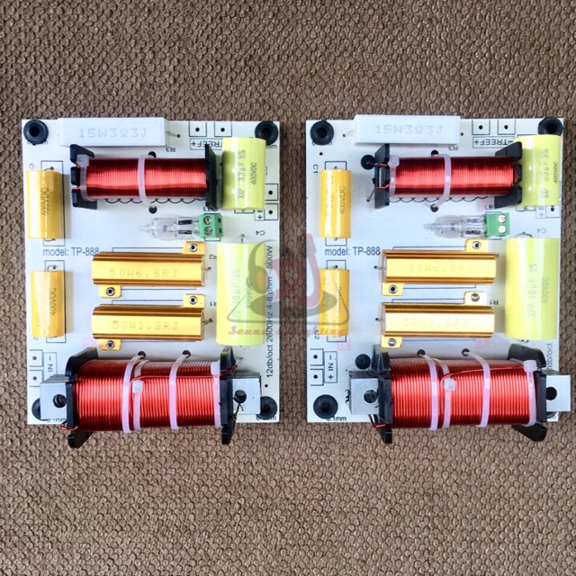 Mạch phân tần loa full đơn  Array TP 888 02 cái thích hợp cho dòng loa bass treble từ neo, dùng cho các dòng loa