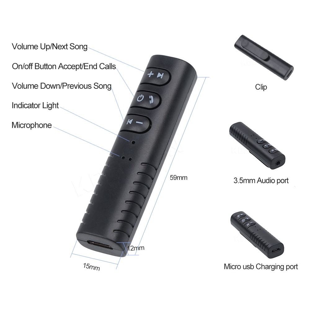 Bộ dụng cụ hỗ trợ chơi nhạc qua Bluetooth cho xe hơi