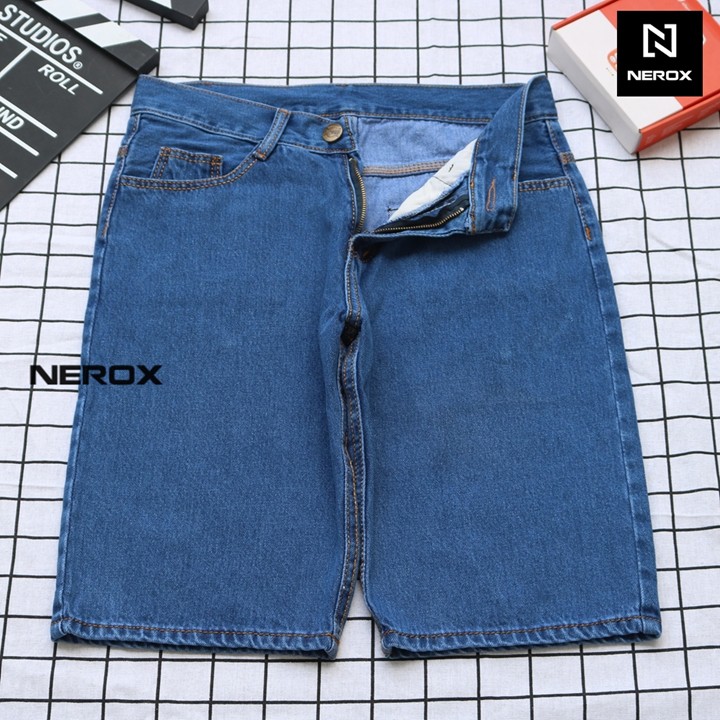 Combo 3 quần short jean nam vải đẹp 3 màu Xanh Đen, Xanh Đậm, Xanh Nhạt, NER - QSJ - CB3 - 161 | quần shorts nam – NEROX | BigBuy360 - bigbuy360.vn