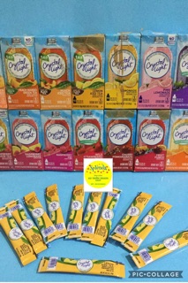 Bột trái cây crystal light nhỏ nhiều vị