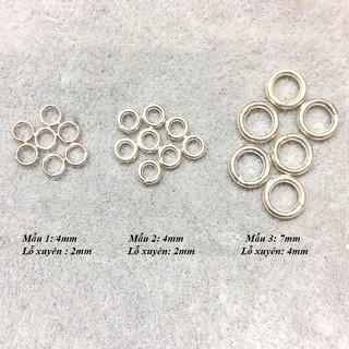 Khoen tròn bạc các cỡ