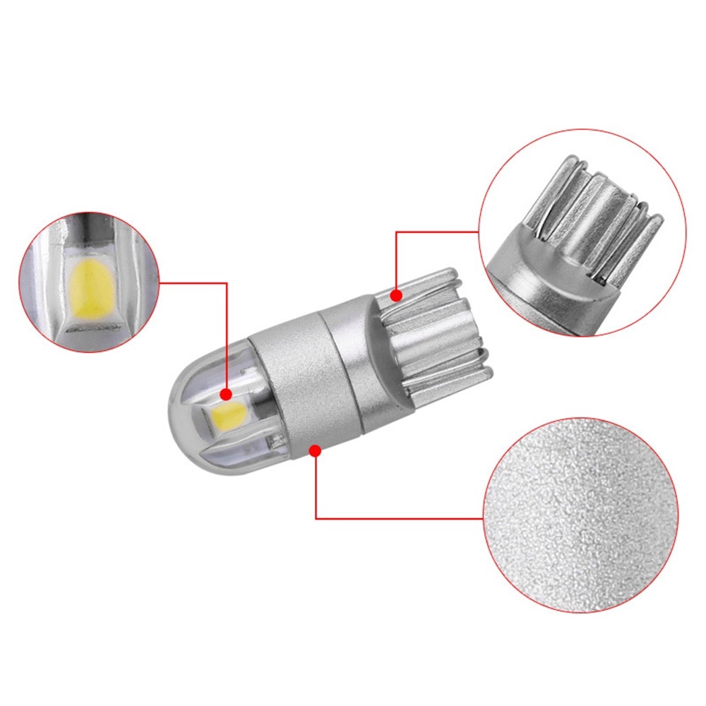 [Gói 4 chiếc] [Bóng đèn đọc sách nội thất ô tô T10 W5W 168 2 LED 6000K]