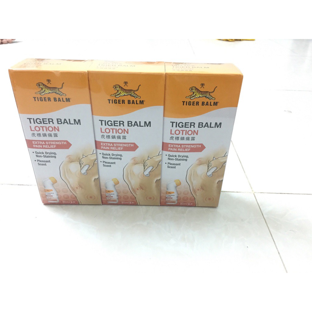 Dầu xoa bóp Tiger Balm Lotion Singapore 80ml