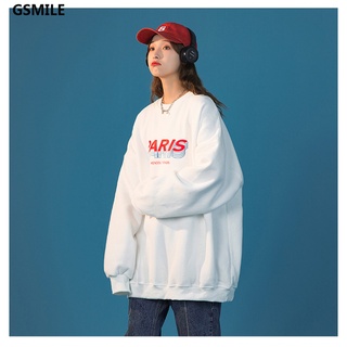 Áo Sweater In Chữ Nhung Thư Giãn Mùa Thu