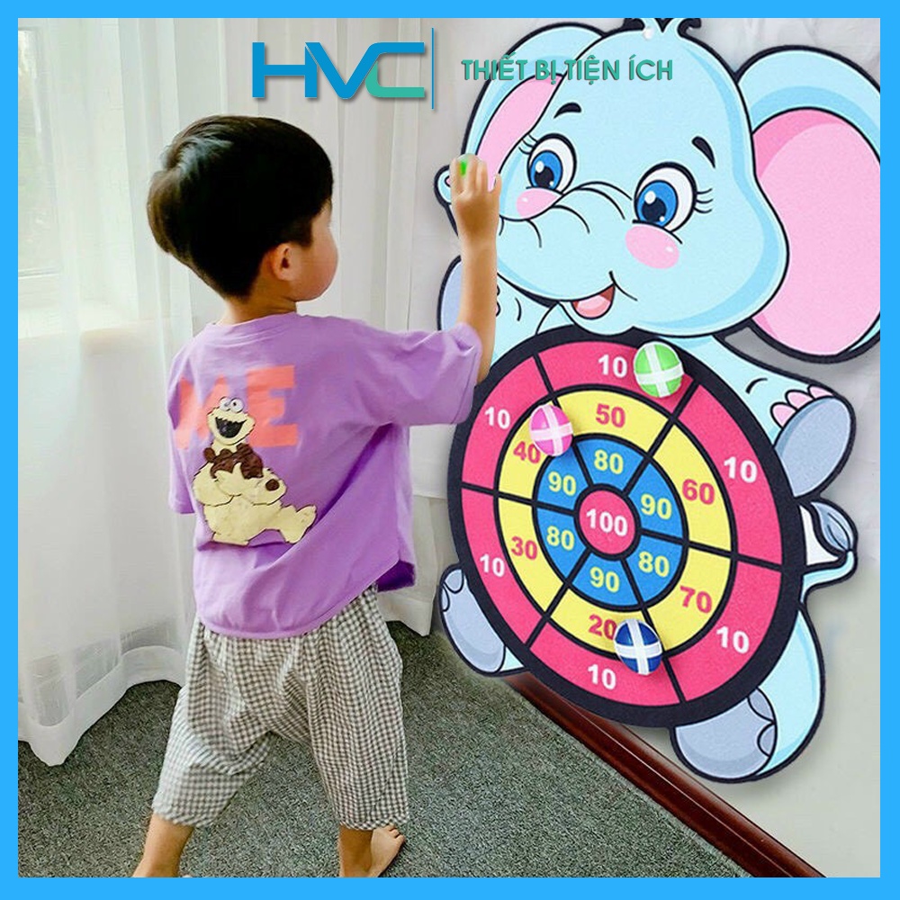 Ném bóng dính , bảng phi tiêu bóng ném dính rèn luyện tính tập trung cho bé tặng kèm 3 bóng