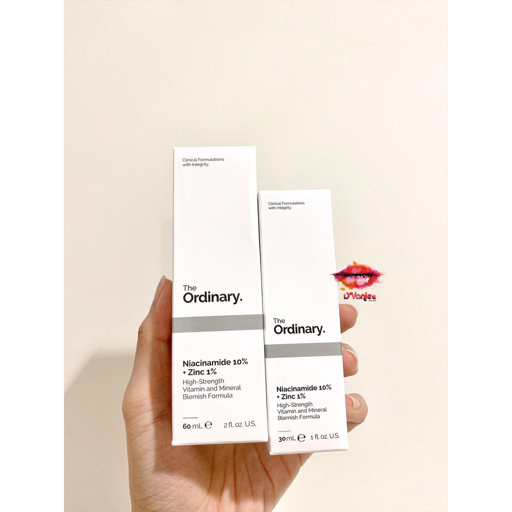 [Bill Sephora US] Tinh Chất Serum THE ORDINARY Niacinamide 10% + Zinc 1%