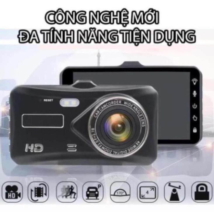 Camera hành trình xe ô tô Ống kính kép 4 inch Car DVR 1080P TẶNG THẺ 32G (BH 6 THÁNG) – BMCar – BM60 💥FREE SHIP💥