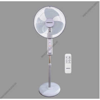 Quạt Đứng Có remote Nanoco NSF1602G-RC (Màu xám)