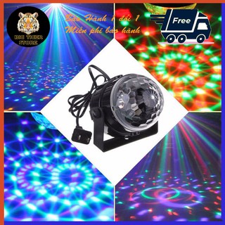 (Nháy theo nhạc)Đèn LED karaoke sân khấu mini gia đình chớp 7 màu hiệu ứng nhấp nháy xoay theo nhạc  - Thanhyengh777
