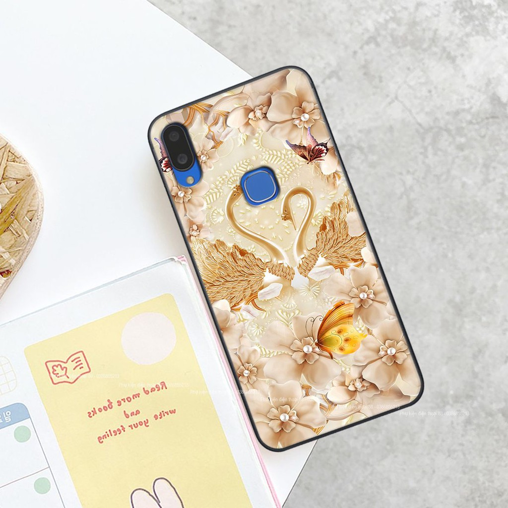Ốp lưng Vivo V11i hình hình hoa, thiên nga, đẹp thời trang - CAO CẤP - SANG TRỌNG