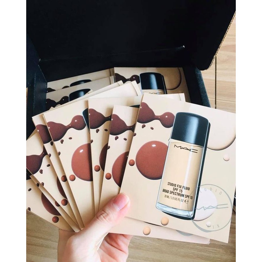 sample KEM NỀN ĐÌNH ĐÁM MAC STUDIO FIX FLUID SPF 15 BROAD SPECTRUM SPF 15