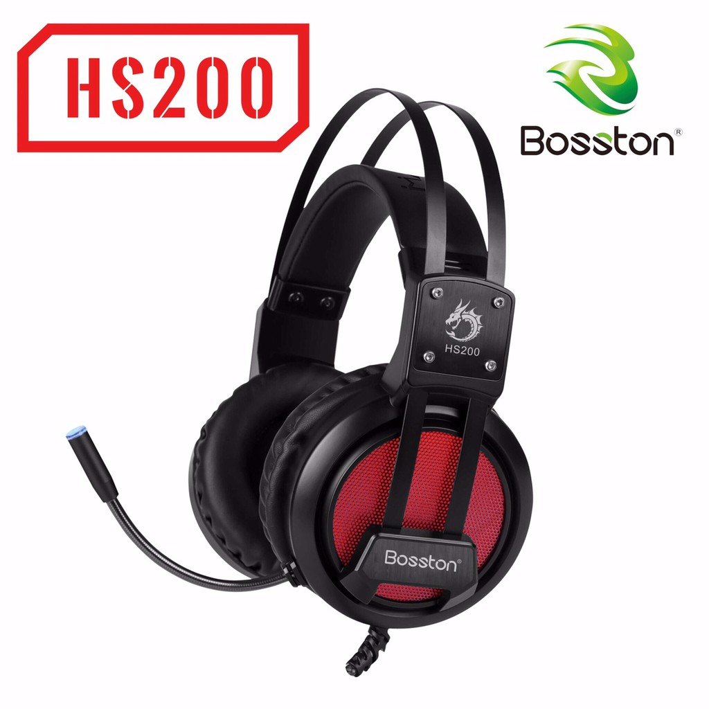 TAI NGHE LED CHUYÊN GAME BOSSTON HS200 | BigBuy360 - bigbuy360.vn