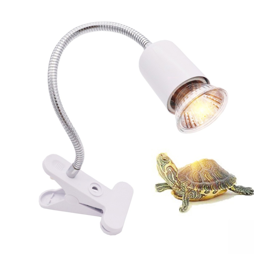 Giá đỡ đèn UVA UVB có kẹp sưởi ấm cho vật nuôi bò sát rùa tiện dụng