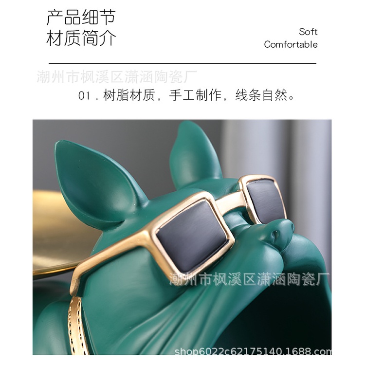 Hộp Đựng Chìa Khóa Hình Chú Chó Bull Sáng Tạo