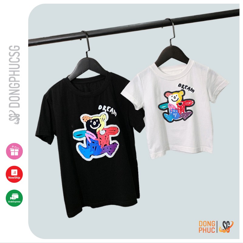 Áo gia đình 3/4/5 người Đồ đôi mẹ và bé trai gái - Mẫu gấu dream hot trend GD403TĐ | SG