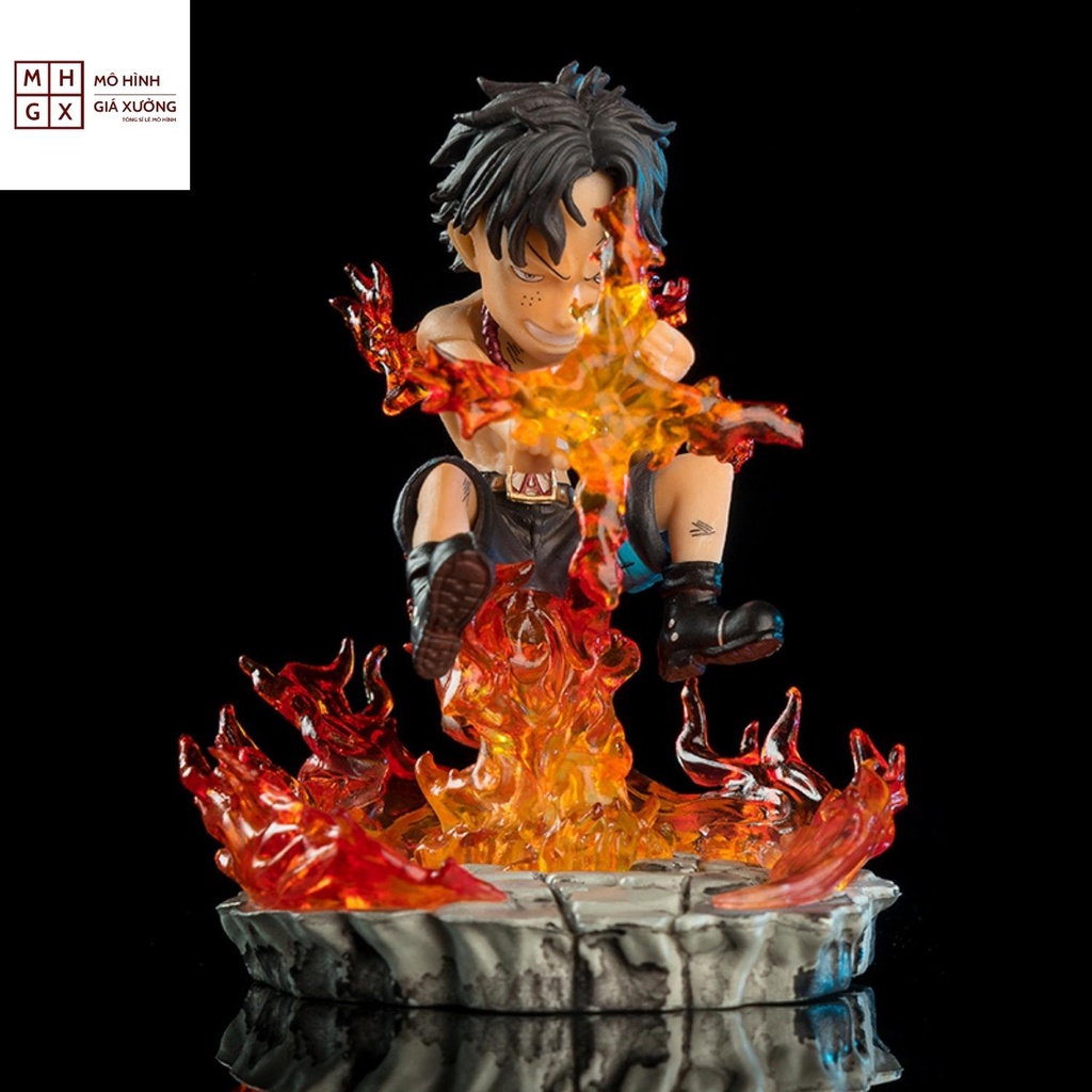 Mô hình One Piece  Ace Cao 10cm trạng thái chiến đấu , figure mô hình one piece giá xưởng