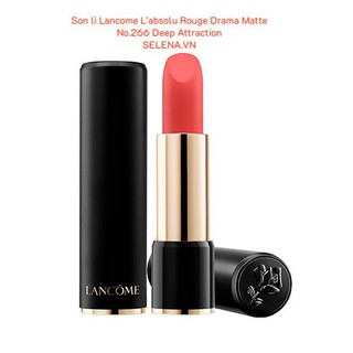 [CHÍNH HÃNG] Son lì màu số 266 Deep Attraction -Lancome L’absolu Rouge Drama Matte