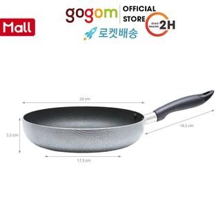 Chảo nhôm chống dính 24 cm happycook cnc116 gog505