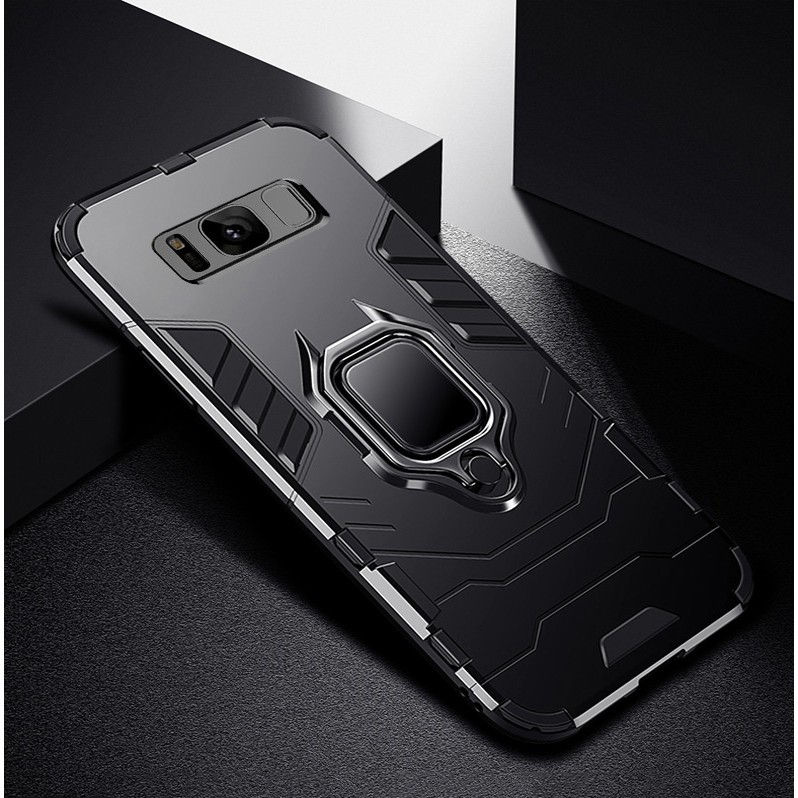 Ốp điện thoại tích hợp giá đỡ và đế nam châm cho Samsung Galaxy S8+ S9 Plus S10 + Plus S 10e Note 10+ Plus Note 9