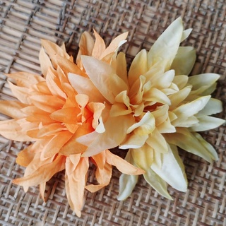 (10 đầu bông-hoa lụa) Đầu bông cúc pha lê trang trí kích thước 11cm