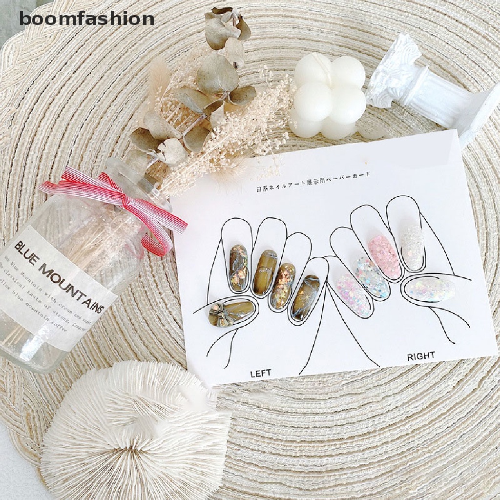 [boomfashion] Nail Tips Display Show Card hand foot Board Gel Polish Color Card Practice Tool [new]