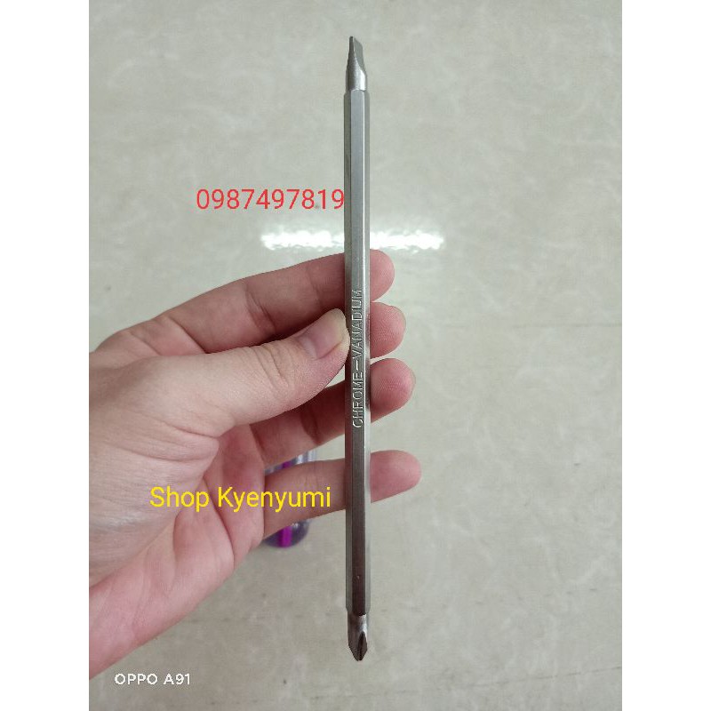 Tô Vít 2 Đầu CHROME VANADIUM Đầu Vít Nam Châm Siêu Mạnh