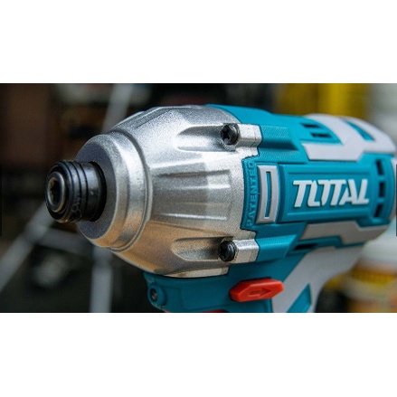 Máy bắn vít dùng pin 20V không chổi than TOTAL TIRLI2002 tốc độ 2400v/p lực siết 3500bpm , kèm 2 pin
