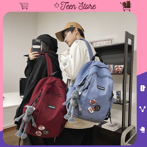 Balo nữ nam balo đi học nhiều ngăn, đẹp đi chơi đựng laptop phong cách ulzzang unisex Teen Store TS115222