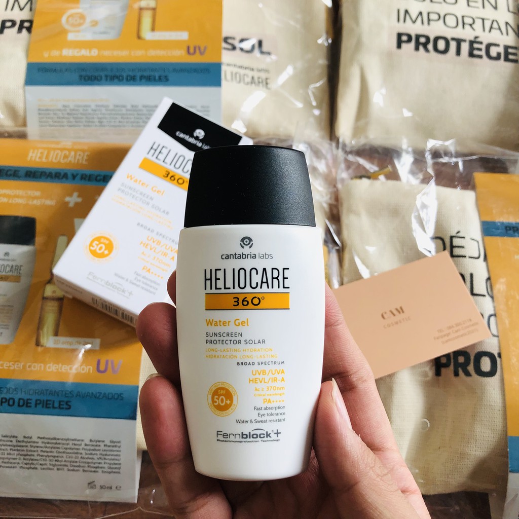 Kem chống nắng cho mọi loại da Heliocare 360 Water Gel SPF 50+