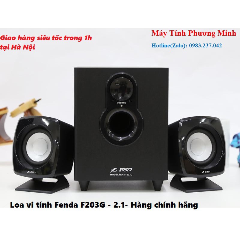 Loa vi tính Fenda F203G - 2.1 - Hàng chính hãng bảo hành 12 tháng