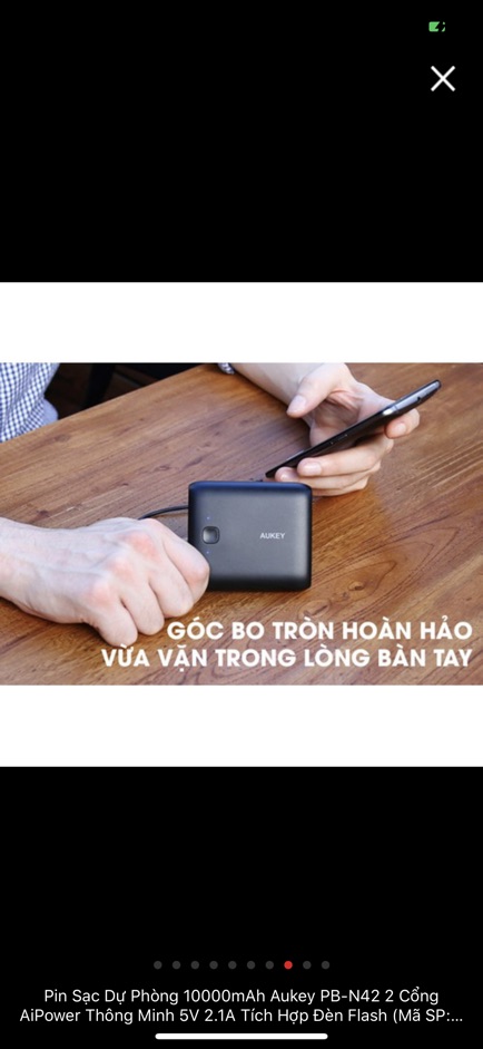 Pin Sạc Dự Phòng 10000mAh Aukey PB-N42