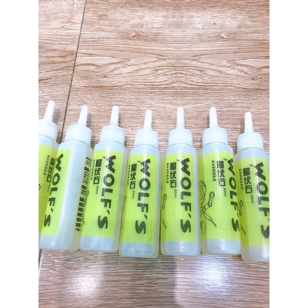 Dầu tra sên, Xích, Líp Xe Đạp Wolfs