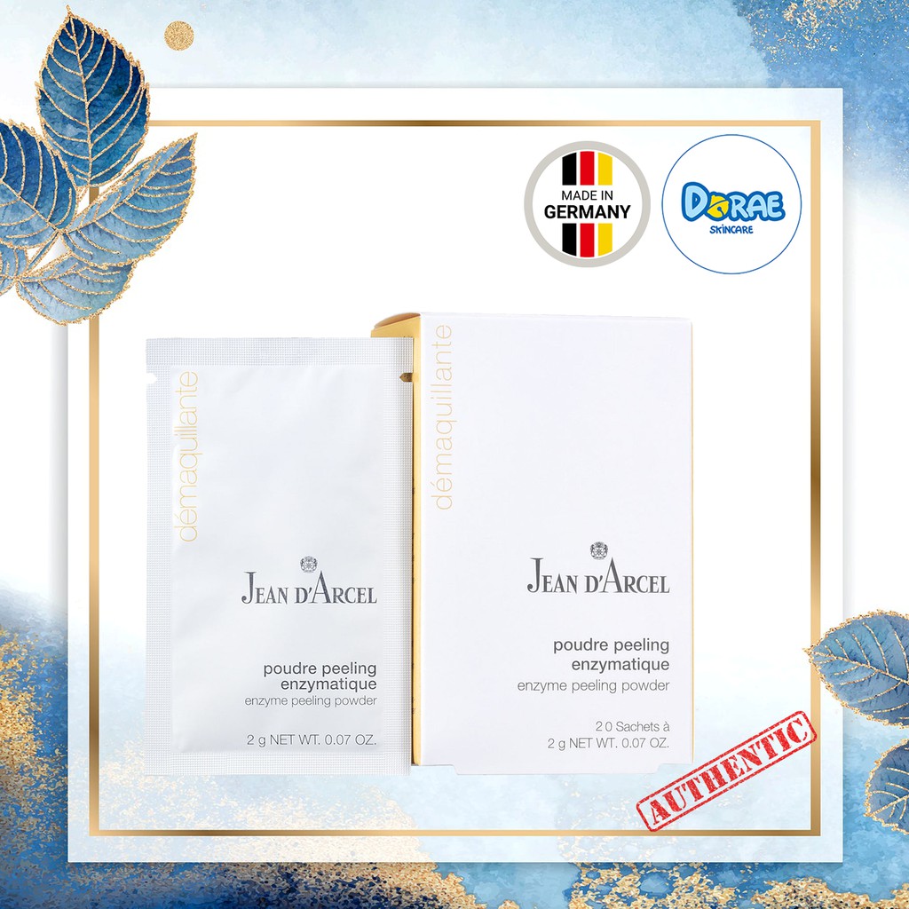 Hàng Auth_Giá Sỉ ✅ Bột enzym tẩy tế bào chết sinh học Jean D’Arcel Enzymatic Peeling Powder 20x2g