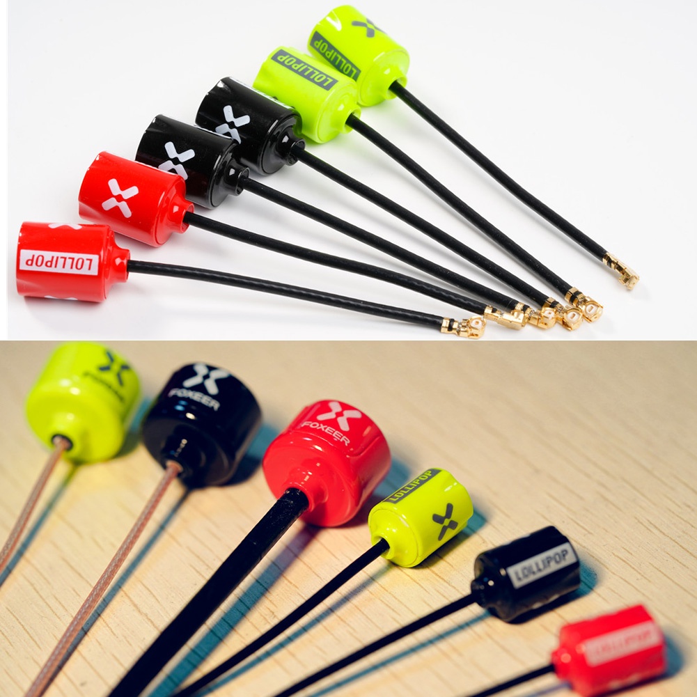 2 Ăng Ten Foxeer Micro Lollipop 5.8G 2.5DBi RHCP FPV MMCX Cho Máy Bay Điều Khiển Từ Xa