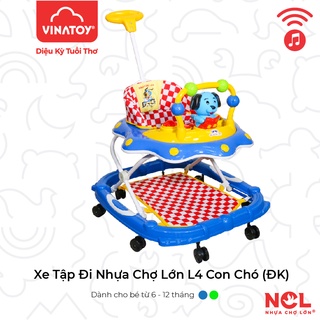 Xe tập đi l4 con chó đk - m1639b-xtđ - dành cho bé từ 6 - 12 tháng