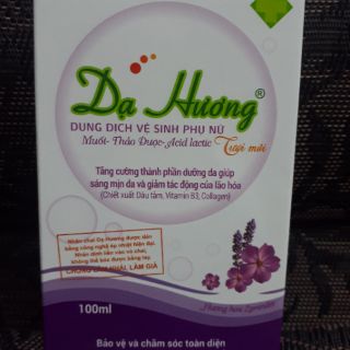 Dung dịch vệ sinh phụ nữ DẠ HƯƠNG 100ml