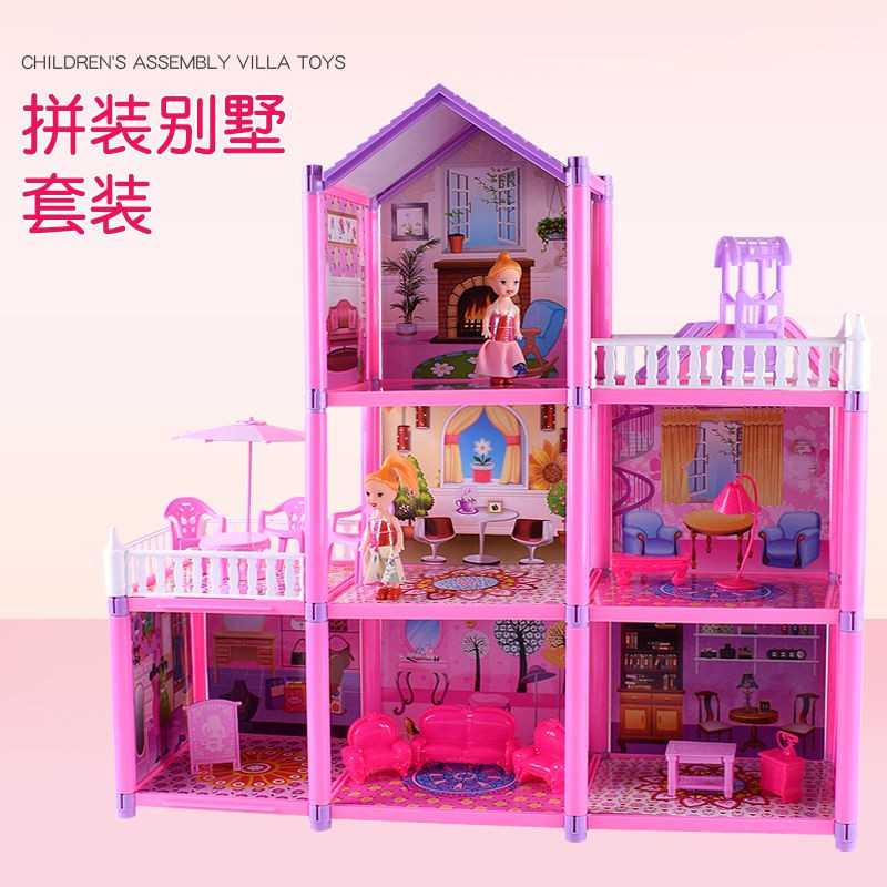 Đồ Chơi Ngôi Nhà Búp Bê Barbie Xinh Xắn Đáng Yêu Cho Bé